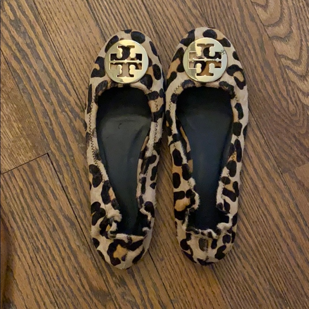 Tory Burch leopard flats